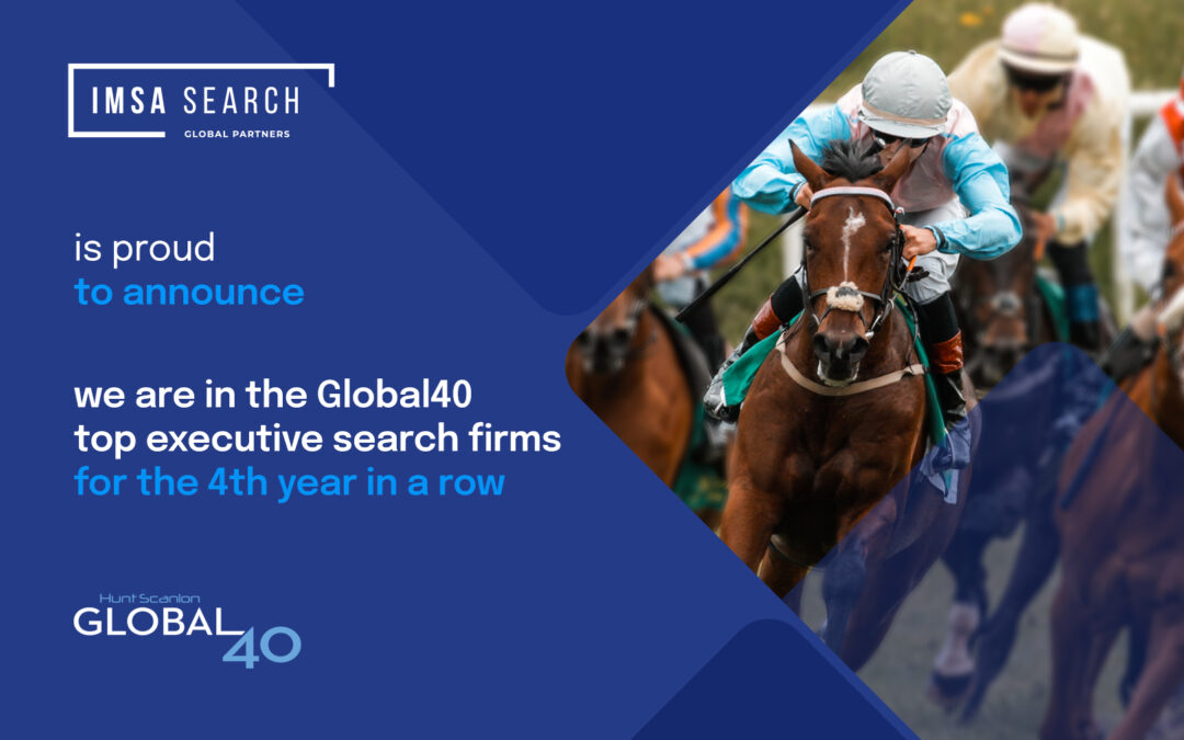 Happy to share that IMSA Search Global Partners is included in the Hunt Scanlon Global40.